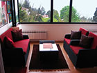 Sitting area during the day